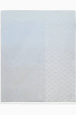 Emporio Armani Stole with gradient-effect jacquard mix