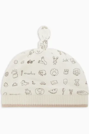 Emporio Armani Tendresse printed jersey beanie