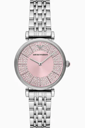 Emporio Armani Two-Hand Stainless Steel Watch