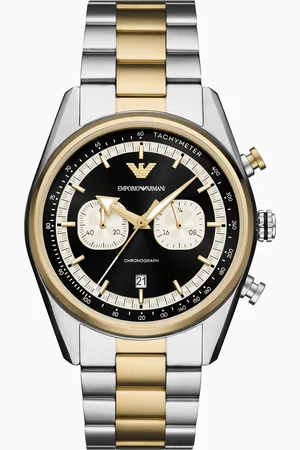 Emporio Armani Chronograph Two-Tone Stainless Steel Watch