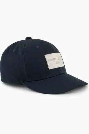 Emporio Armani Snapback cap with logo embroidered patch