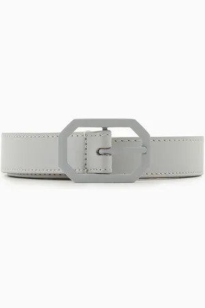 Emporio Armani Smooth leather belt