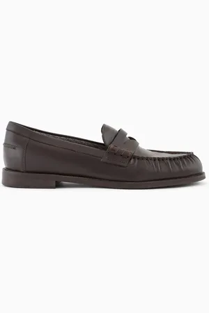 Emporio Armani Smooth leather loafers