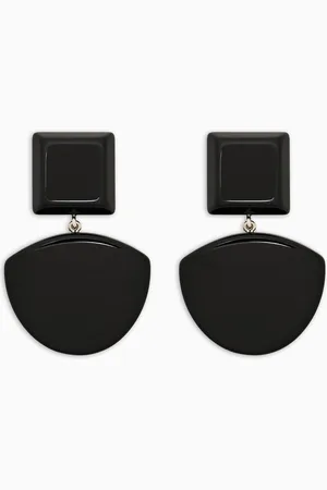Emporio Armani Semi-circle pendant earrings