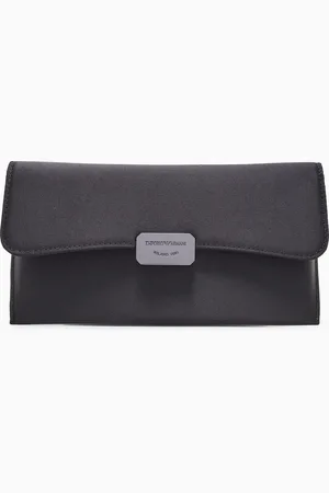 Emporio Armani Satin clutch bag
