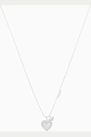 Emporio Armani Silver-Tone Brass Pendant Set