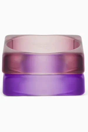 Emporio Armani Set of two square bangles
