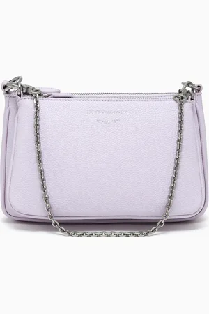 Emporio Armani Deer-print double mini bag with shoulder strap