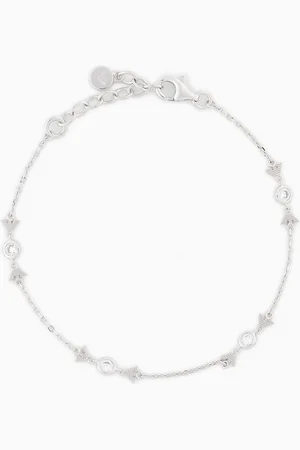Emporio Armani Sterling Silver Station Bracelet