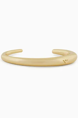 Emporio Armani Gold-Tone Brass Cuff Bracelet