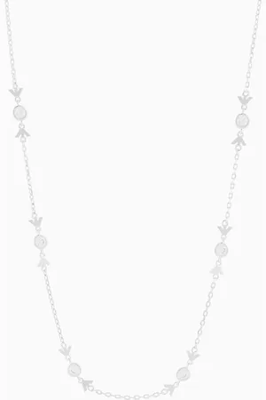 Emporio Armani Sterling Silver Station Necklace