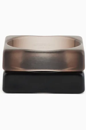 Emporio Armani Set of two square bangles