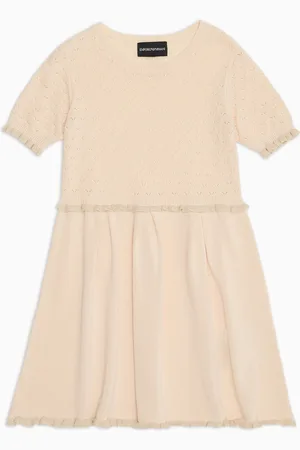 Emporio Armani Special Occasion knit dress with openwork motif