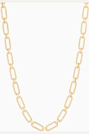 Emporio Armani Gold-Tone Brass Chain Necklace