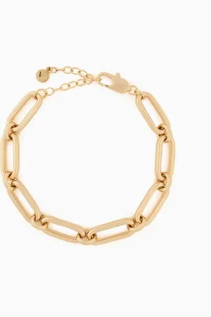 Emporio Armani Gold-Tone Brass Chain Bracelet