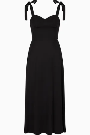 Armani Exchange Longuette dress in viscose