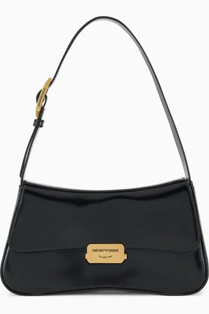 Emporio Armani Brushed-finish shoulder bag