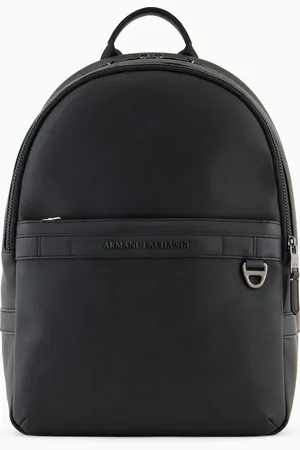 Armani Exchange Backpack with external pocket with small hook