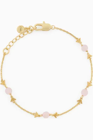 Emporio Armani Gold-Tone Brass Station Bracelet