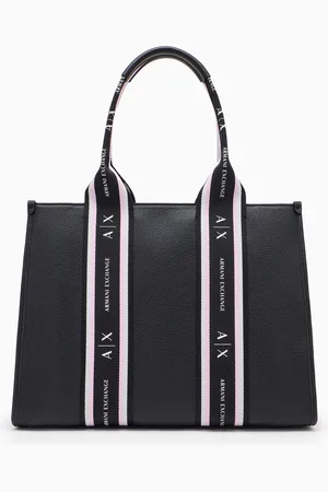 Armani Exchange Shopper bag with contrasting bands