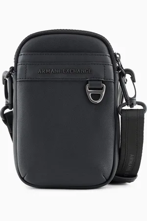 Armani Exchange Small rectangular shoulder bag with hook