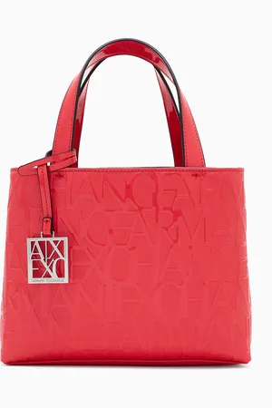 Armani Exchange Small handbag with allover logo