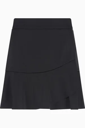 Armani Exchange Mini skirt in matte satin fabric