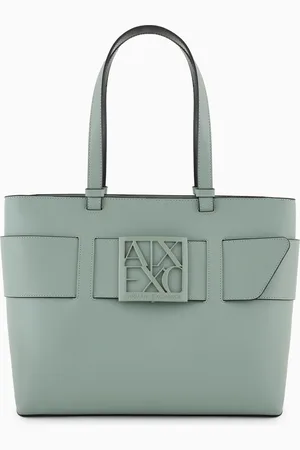 Armani Exchange Medium shopper bag with tone-on-tone monogram