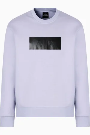 Armani Exchange Crewneck sweatshirt with vinyl logo print