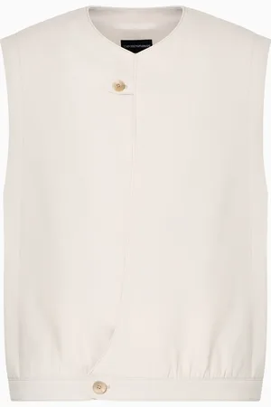 Emporio Armani Goat suede waistcoat