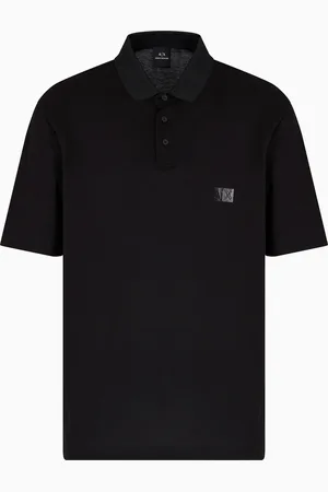 Armani Exchange Regular fit mercerised cotton polo