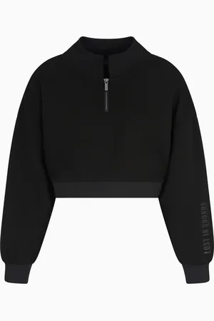 Armani Exchange Lost in Sound ASV cropped zip sweatshirt