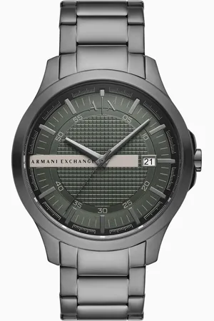 Armani Exchange Three-Hand Date Stainless Steel Watch
