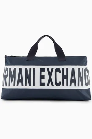 Armani Exchange Duffel bag with max-logo