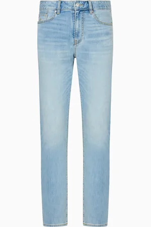 Armani Exchange J14 skinny fit jeans in stone washed cotton denim