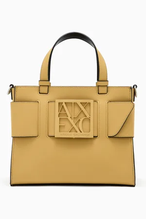 Armani Exchange Medium tote bag with double handles and shoulder strap