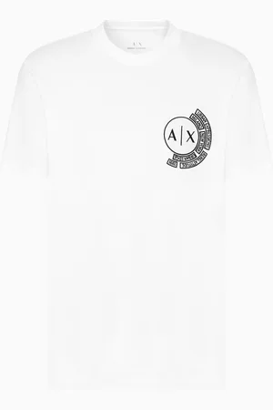 Armani Exchange Regular fit T-shirt with logo and patch on the chest