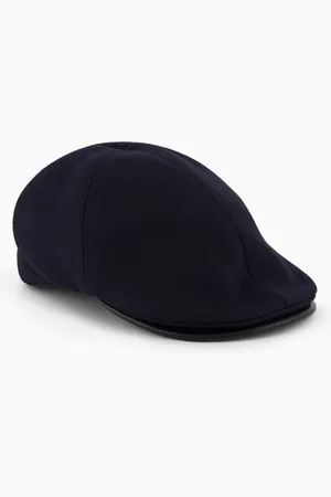 Giorgio Armani Wool-blend flat cap