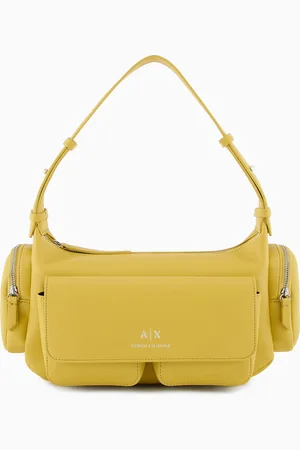 Armani Exchange Large shoulder bag with side pockets