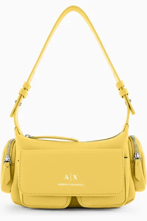 Armani Exchange Large shoulder bag with side pockets