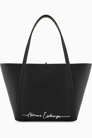 Armani Exchange Reversible shopper with logo and clutch