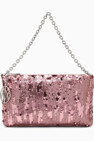 Armani Exchange Clutch with rhinestones