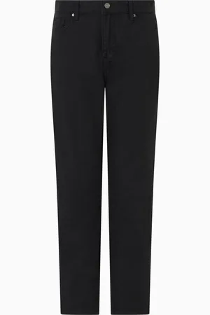 Armani Exchange Boyfriend jeans in stiff cotton with used effect