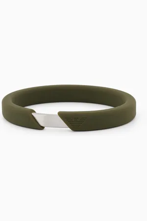 Emporio Armani Green Silicone Bangle Bracelet