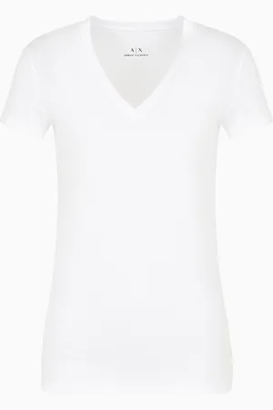 Armani Exchange Slim fit T-shirt in pima cotton jersey