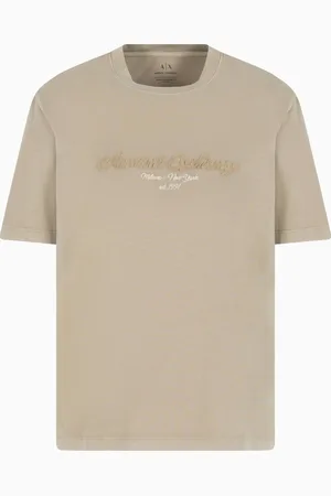 Armani Exchange Regular fit T-shirt in used cotton