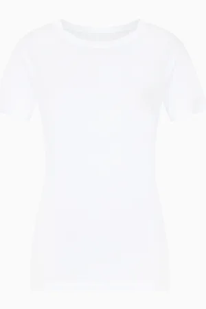Armani Exchange Basic regular fit t-shirt in pima cotton
