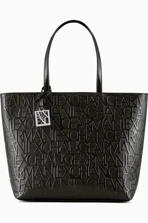 Armani Exchange Shopper bag with allover logo