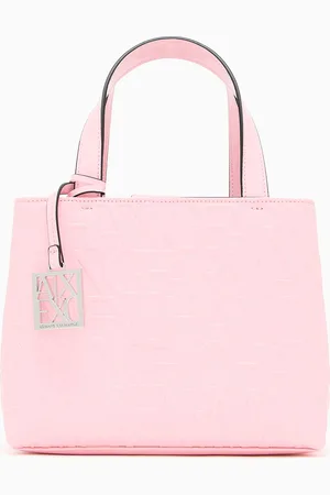 Armani Exchange Small handbag with allover logo