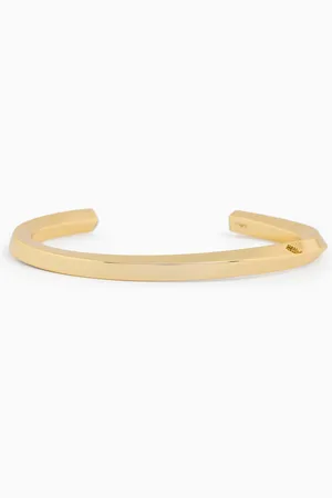 Emporio Armani Gold-Tone Brass Bangle Bracelet